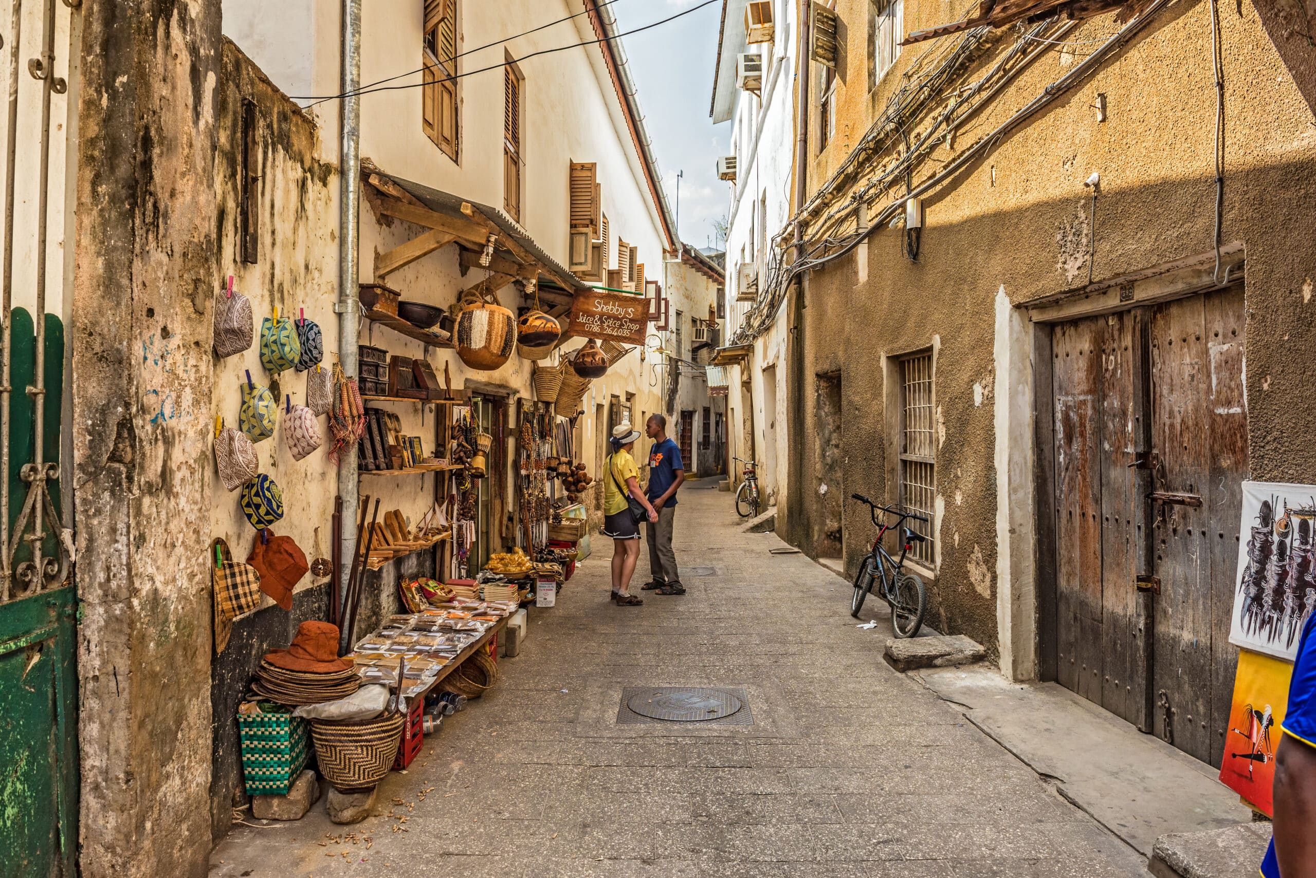 Visitor-shopping-in-Stone-Town