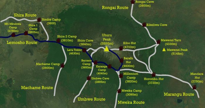 lemosho route